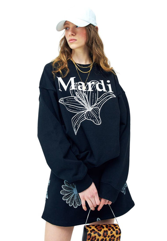 Sweatshirt Belle De Jour Black White