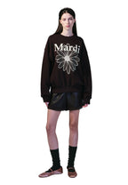 Sweatshirt Flower Mardi Brown Cream