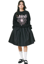Sweatshirt FlowerMardi Black Pink