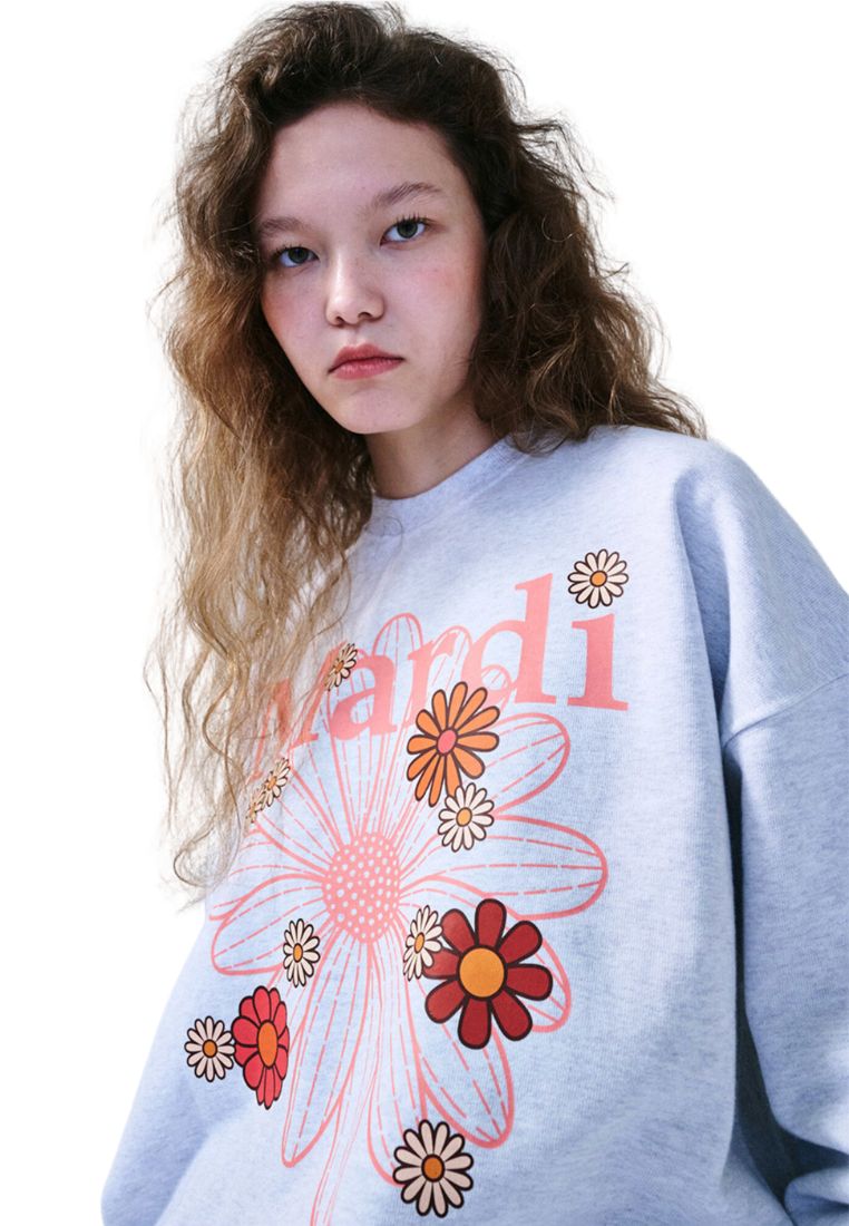 Sweatshirt FlowerMardi Blossom Heather Coral