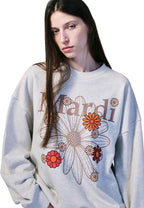 Sweatshirt FlowerMardi Blossom Oatmeal Taupe