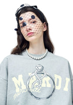 Sweatshirt Ring With Rock Grey