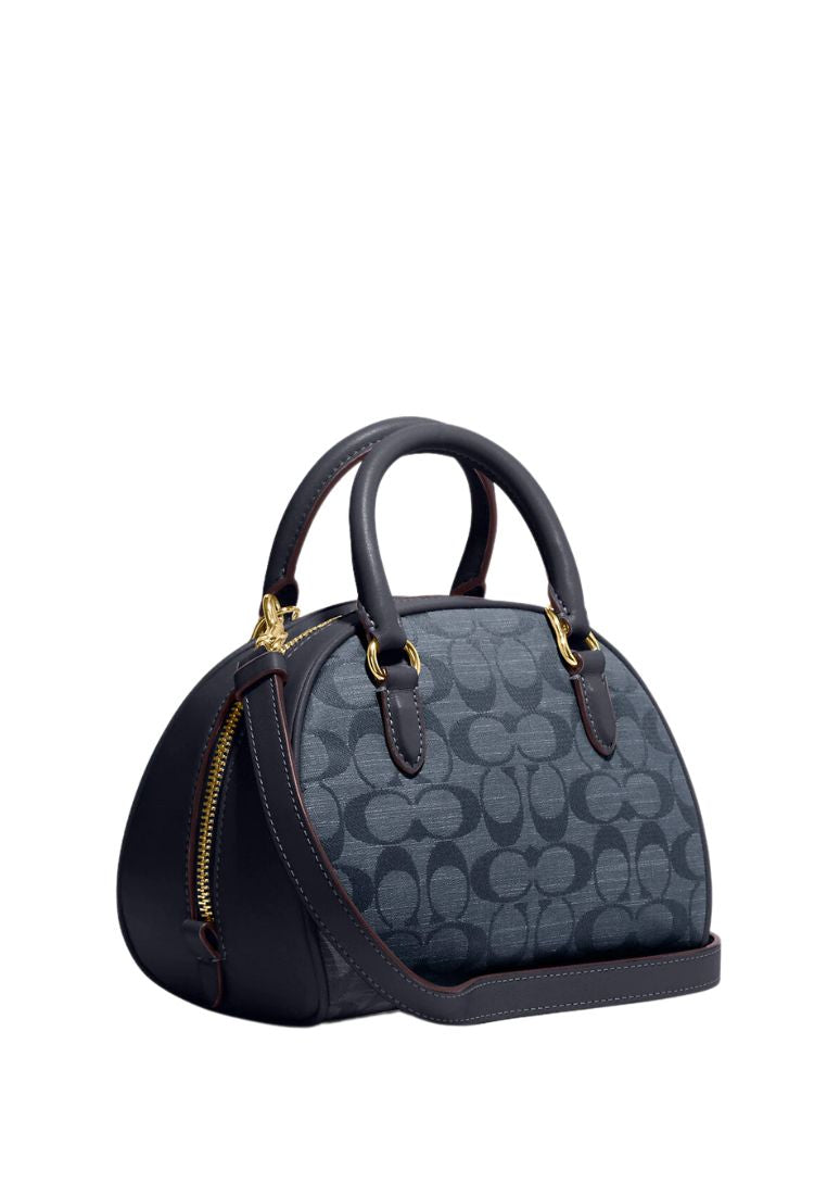Sydney Satchel In Signature Chambray Denim
