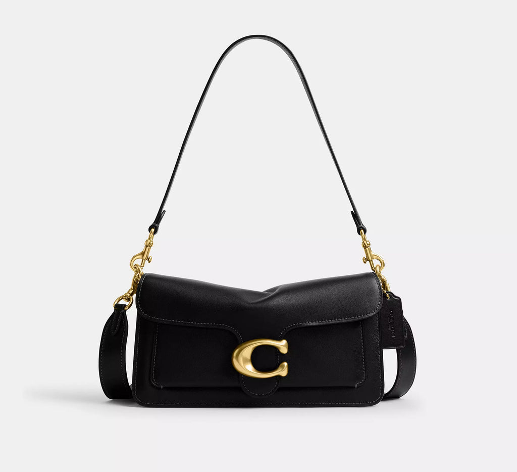 Tabby Shoulder Bag 26 Brass Black