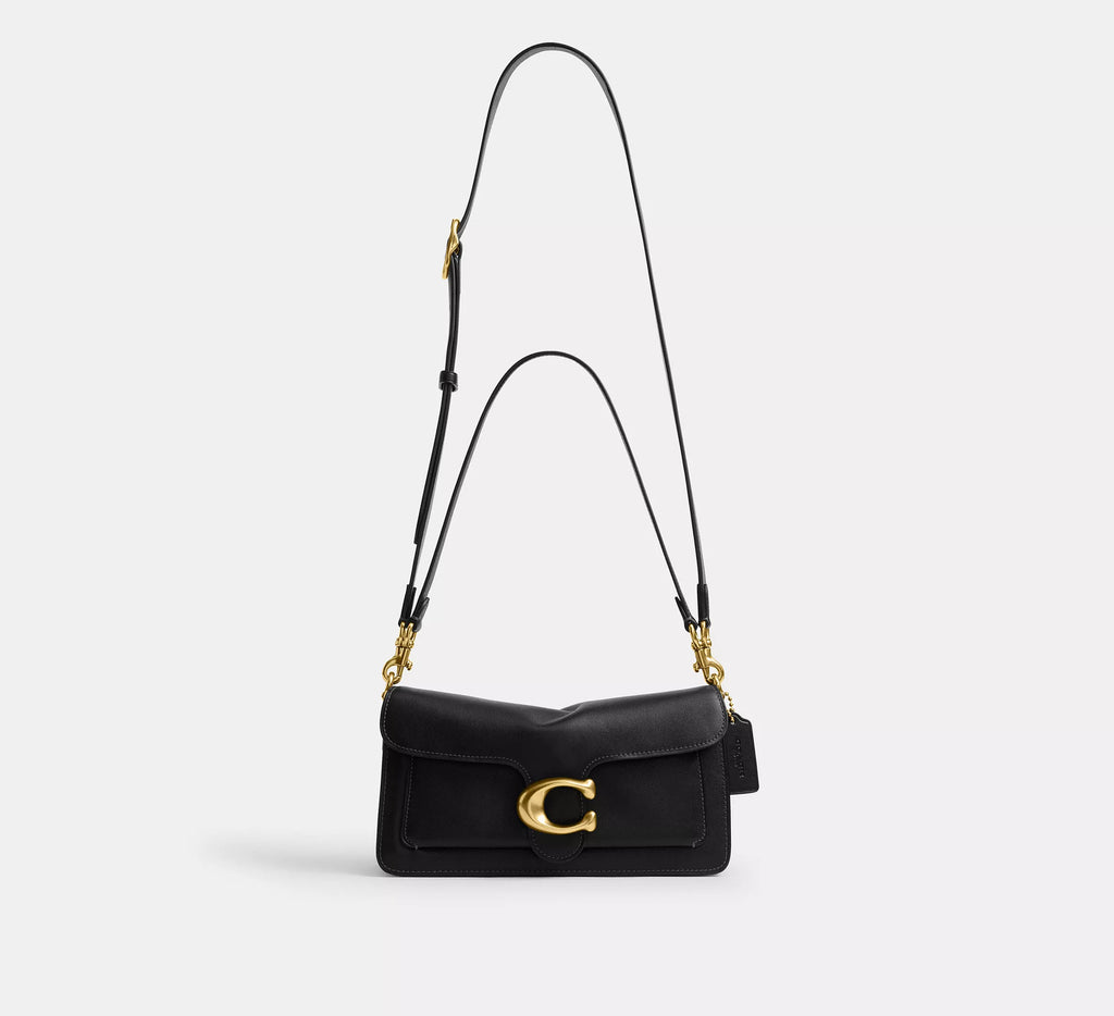 Tabby Shoulder Bag 26 Brass Black