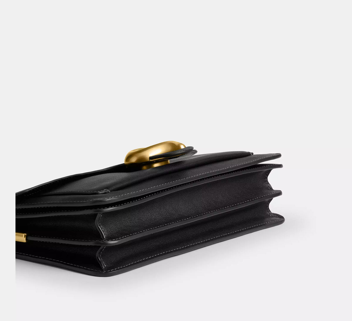 Tabby Shoulder Bag 26 Brass Black