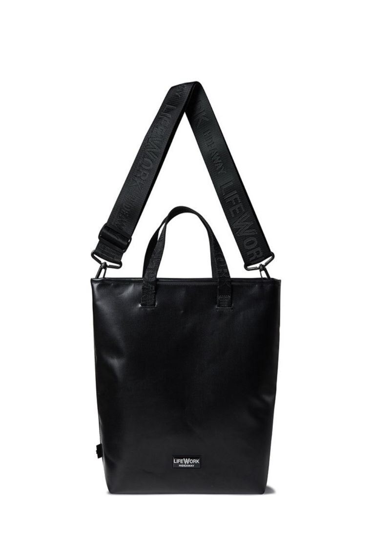 Tarpaulin Tote Bag Black