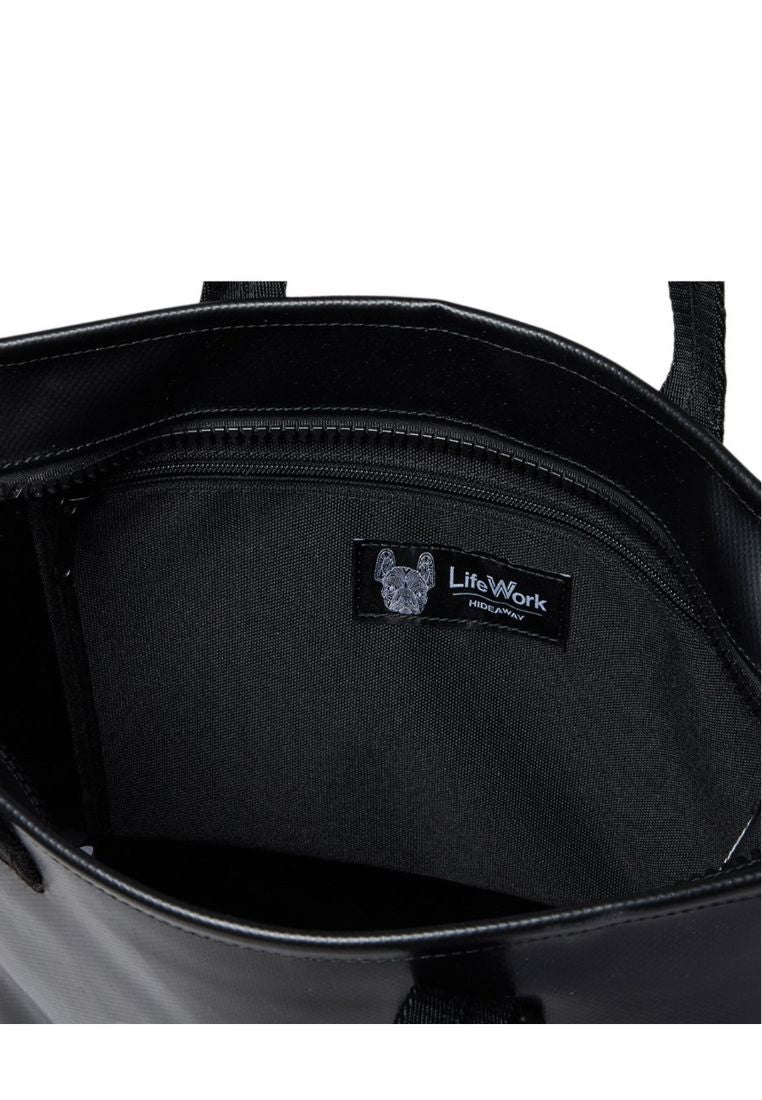 Tarpaulin Tote Bag Black