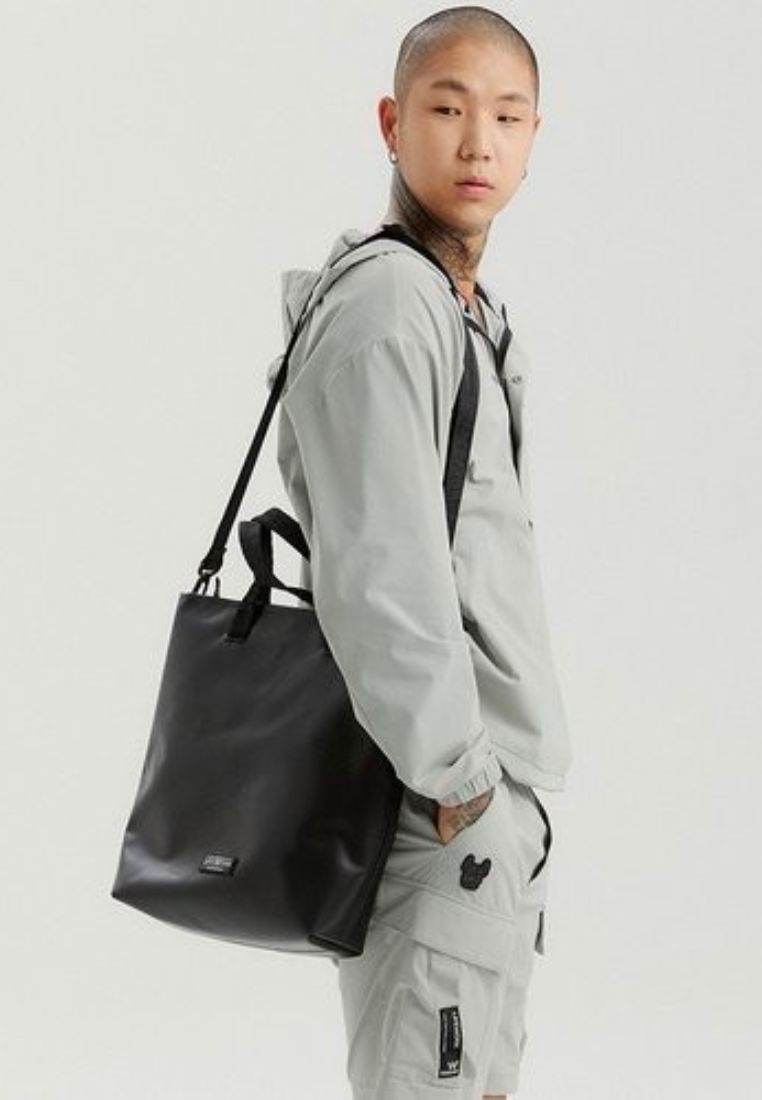 Tarpaulin Tote Bag Black