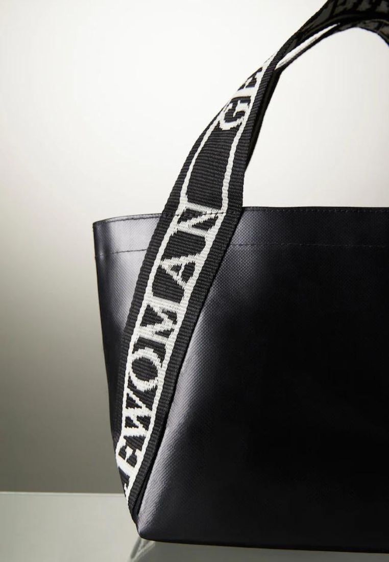 Tarpauline Tote Bag Black