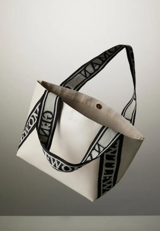 Tarpauline Tote Bag Cream