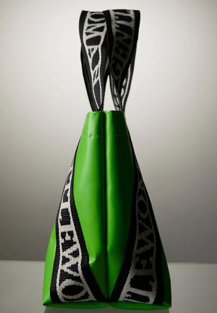 Tarpauline Tote Bag Green