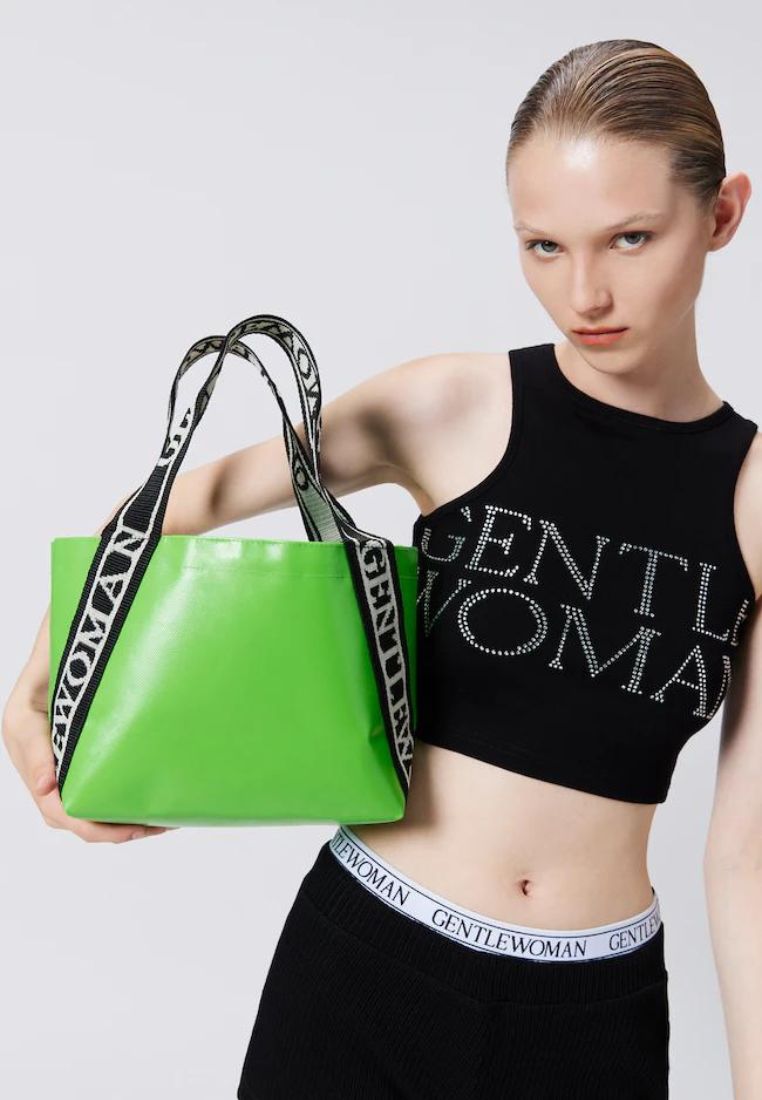 Tarpauline Tote Bag Green