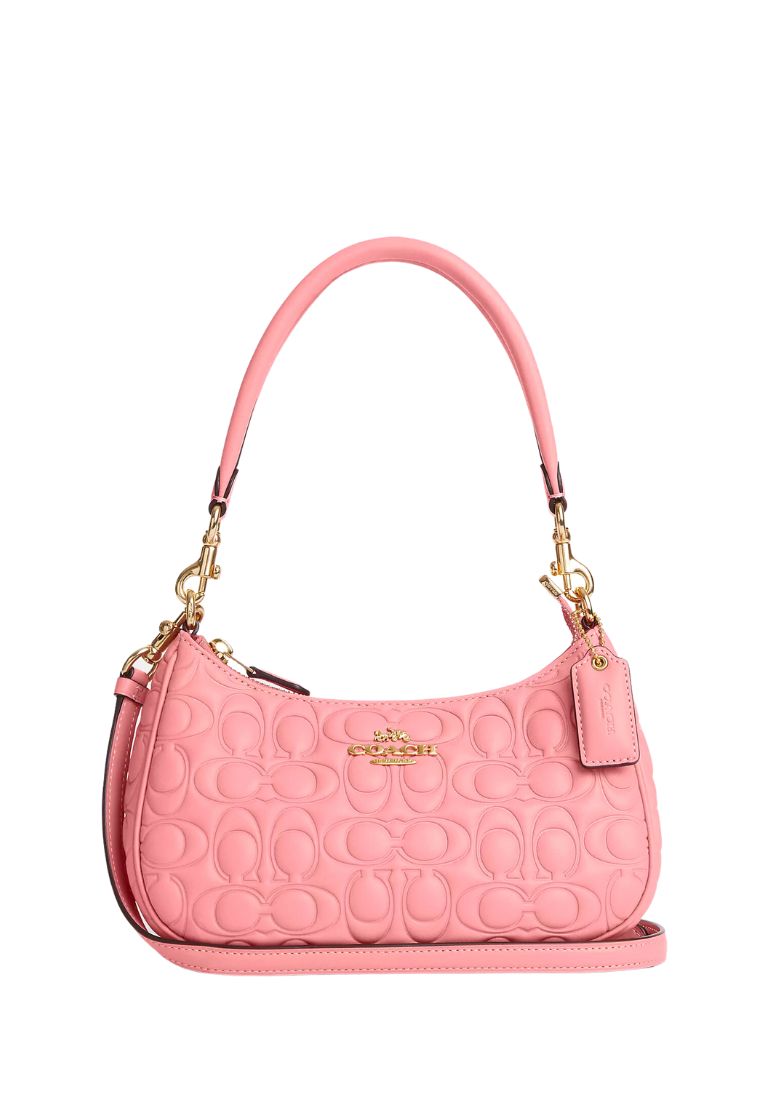 Teri Shoulder Bag In Signature Leather Light Blush