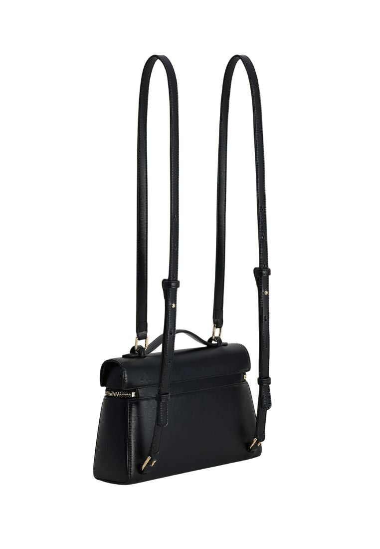 Thea Large Top Handle Bag - Black