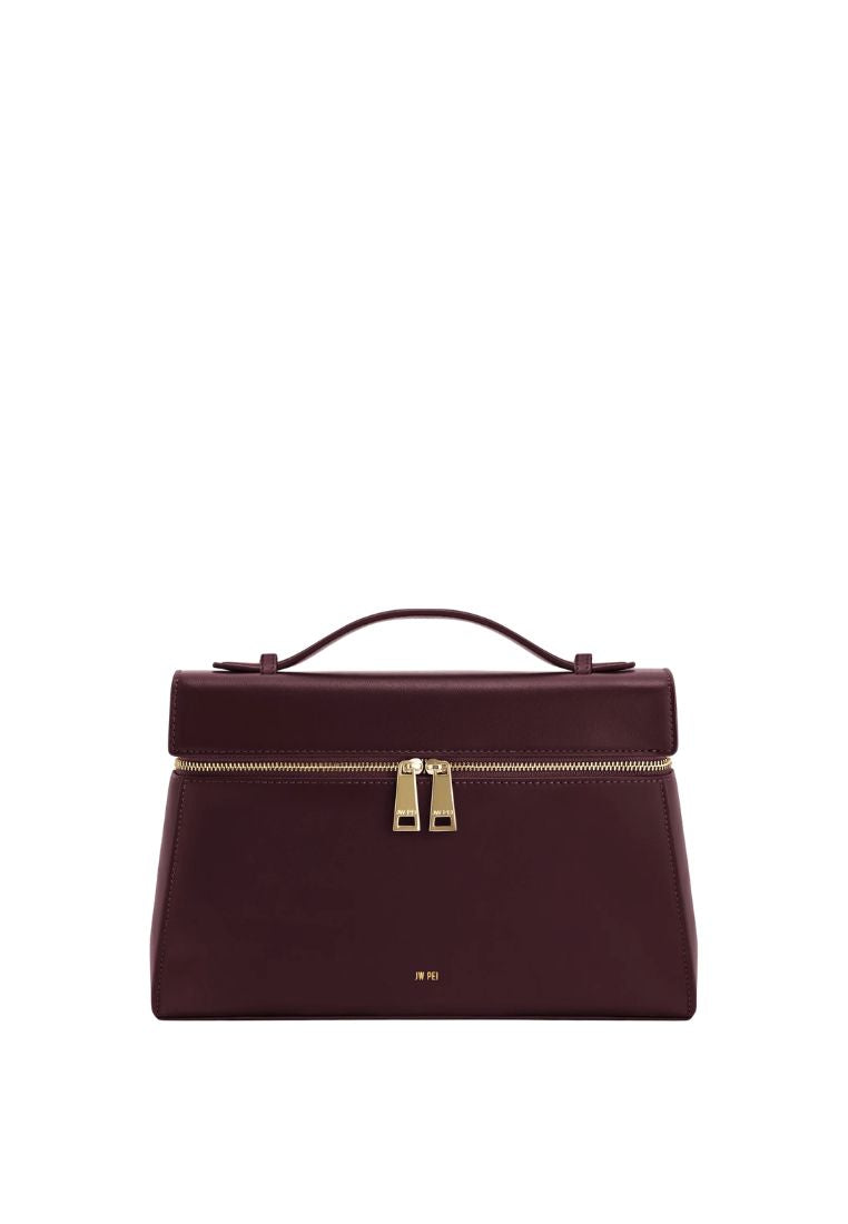 Thea Large Top Handle Bag - Deep Claret