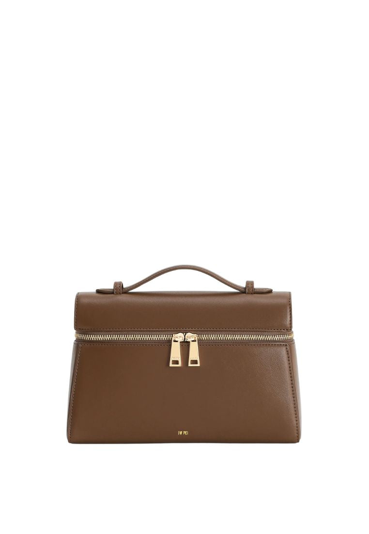 Thea Large Top Handle Bag - Mocha Brown