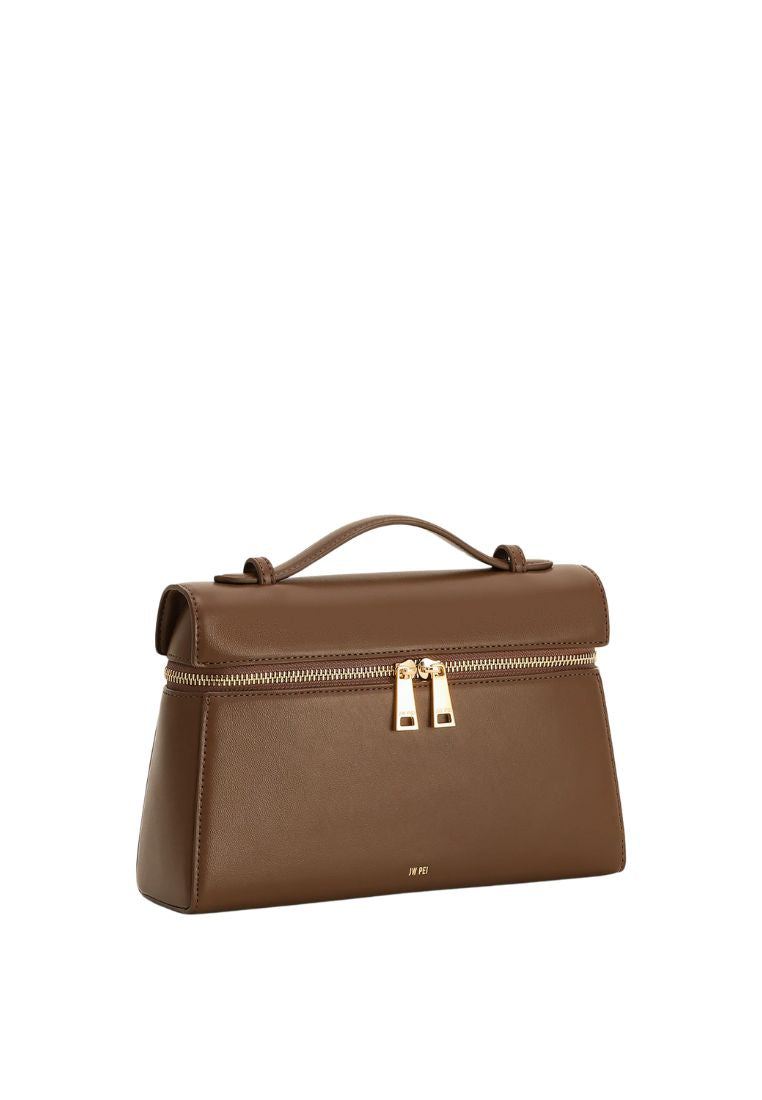 Thea Large Top Handle Bag - Mocha Brown