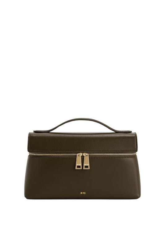 Thea Top Handle Bag - Dark Olive
