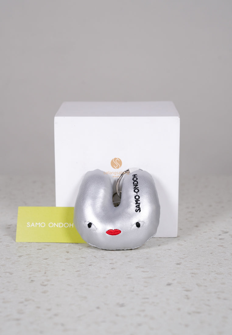[DEFECT SALE 162] Tokiyom Keychain - Nappa Silver