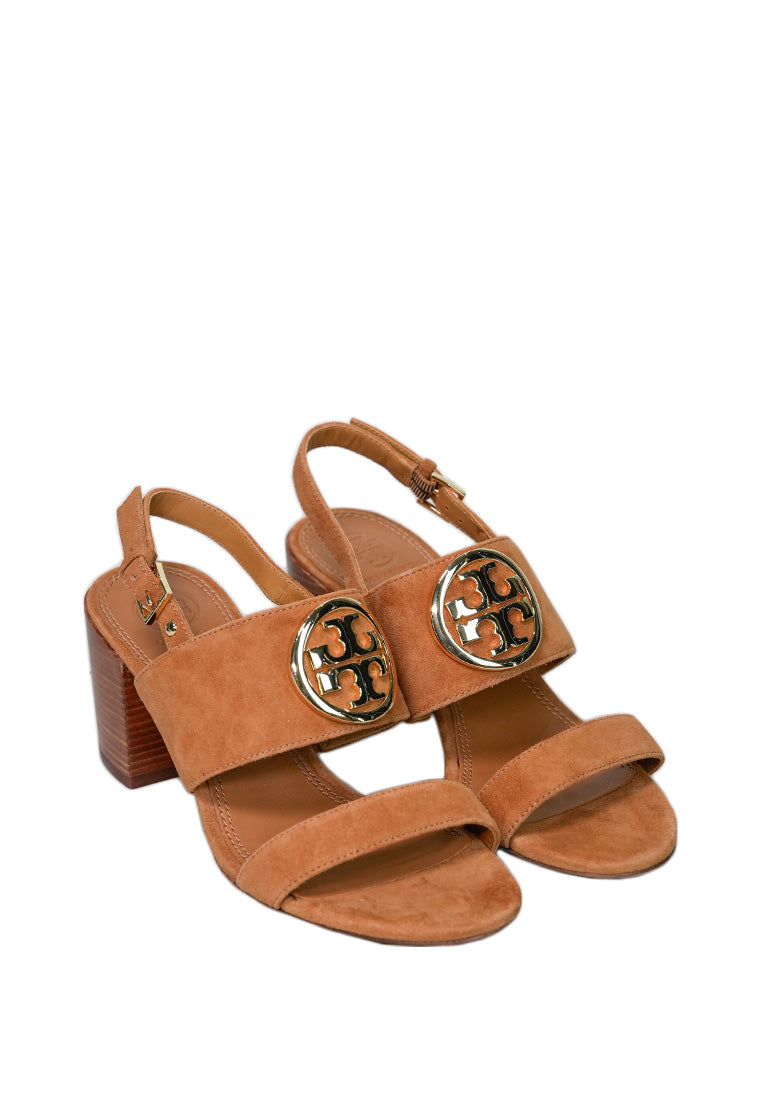 Benton 2 65mm Sandal Kid Suede Size 6 Ambra/Gold 200-6