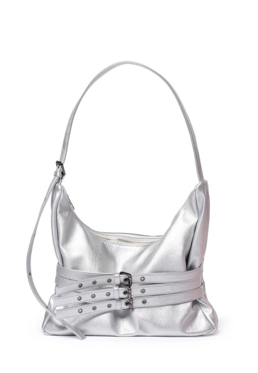 Trio Belt Mug Bag L Chrome