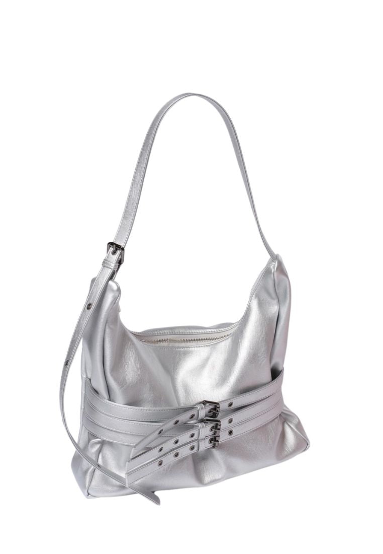 Trio Belt Mug Bag L Chrome