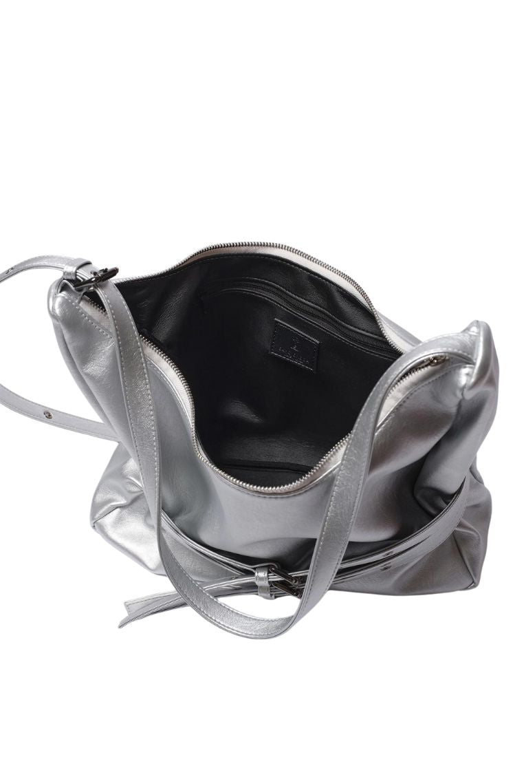 Trio Belt Mug Bag L Chrome