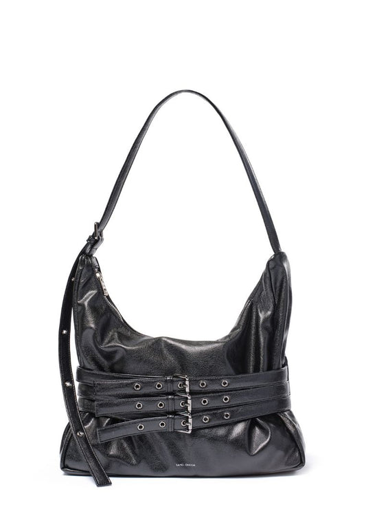 Trio Belt Mug Bag L Goat Black