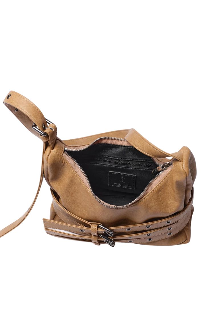 Trio Belt Mug Bag M Brushed Brown Sugar