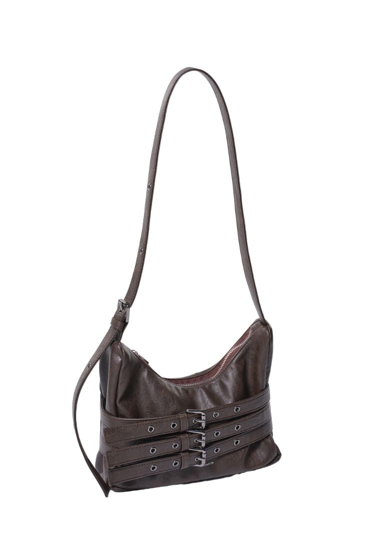Trio Belt Mug Bag M Brushed Chocolate