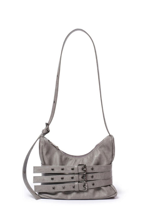 Trio Belt Mug Bag M Brushed Gray