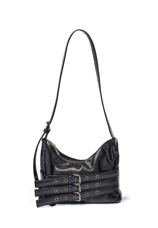 Trio Belt Mug Bag M Goat Black