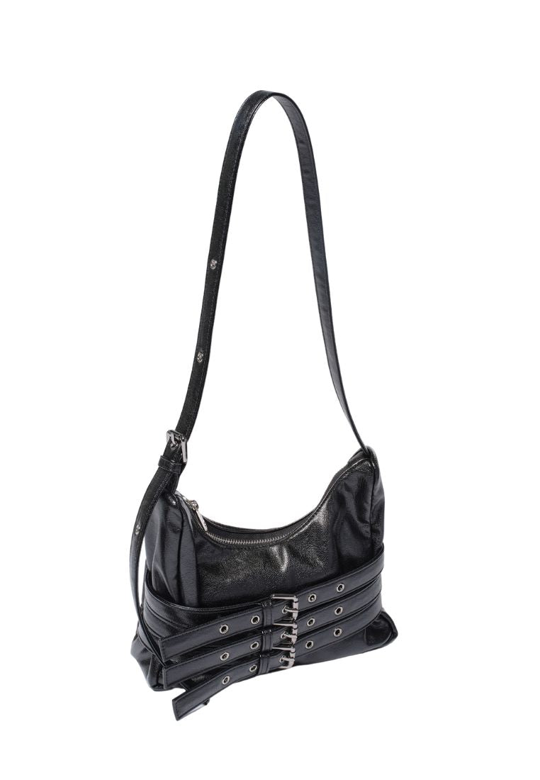 Trio Belt Mug Bag M Goat Black