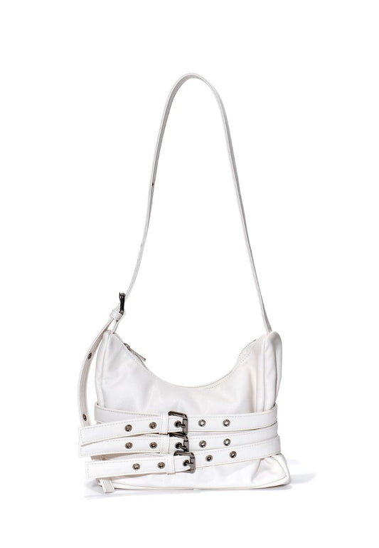 Trio Belt Mug Bag M Goat Cream