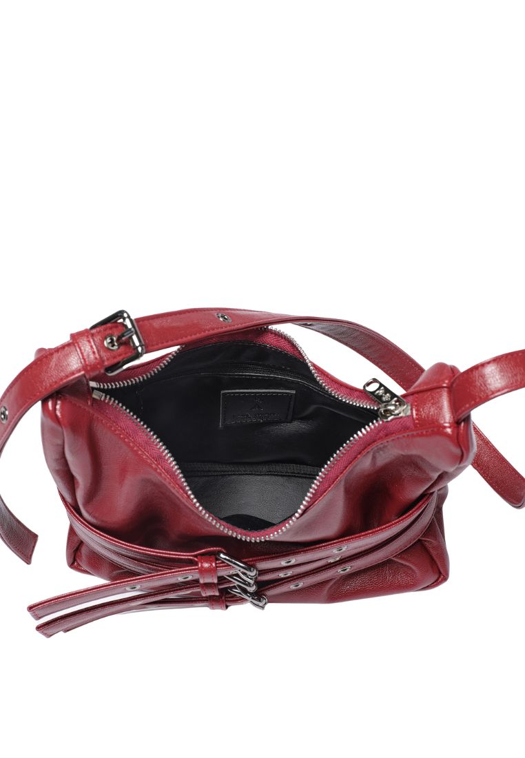Trio Belt Mug Bag M Goat Red