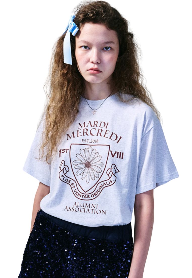 TShirt Alumni Emblem Heather Burgundy