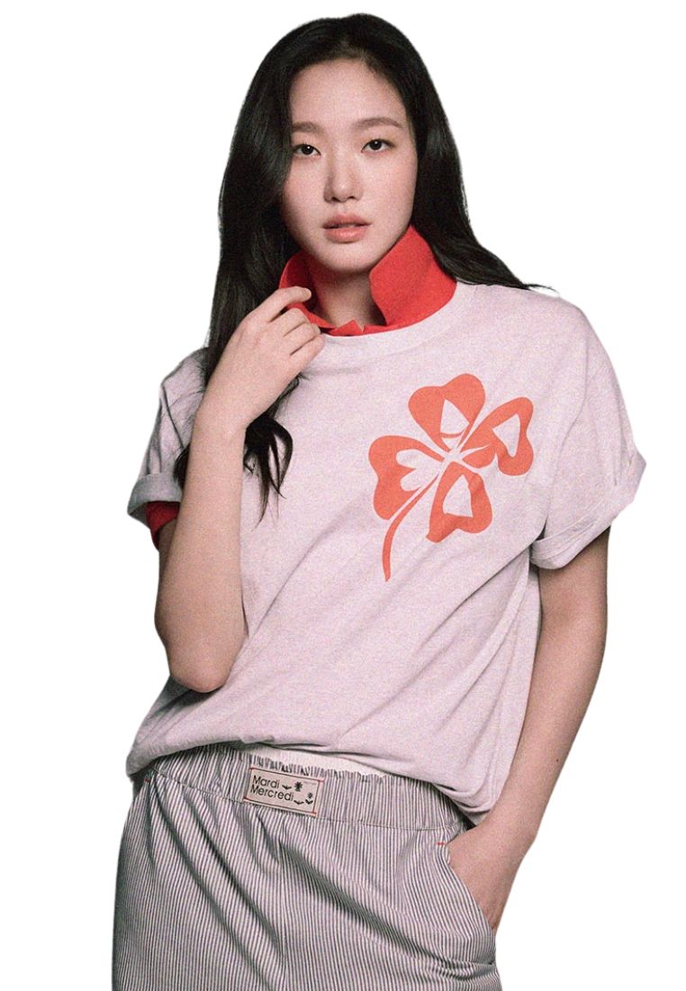 Tshirt CloverMardi Heather Red