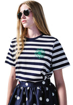 TShirt Stripe Essential Navy Green