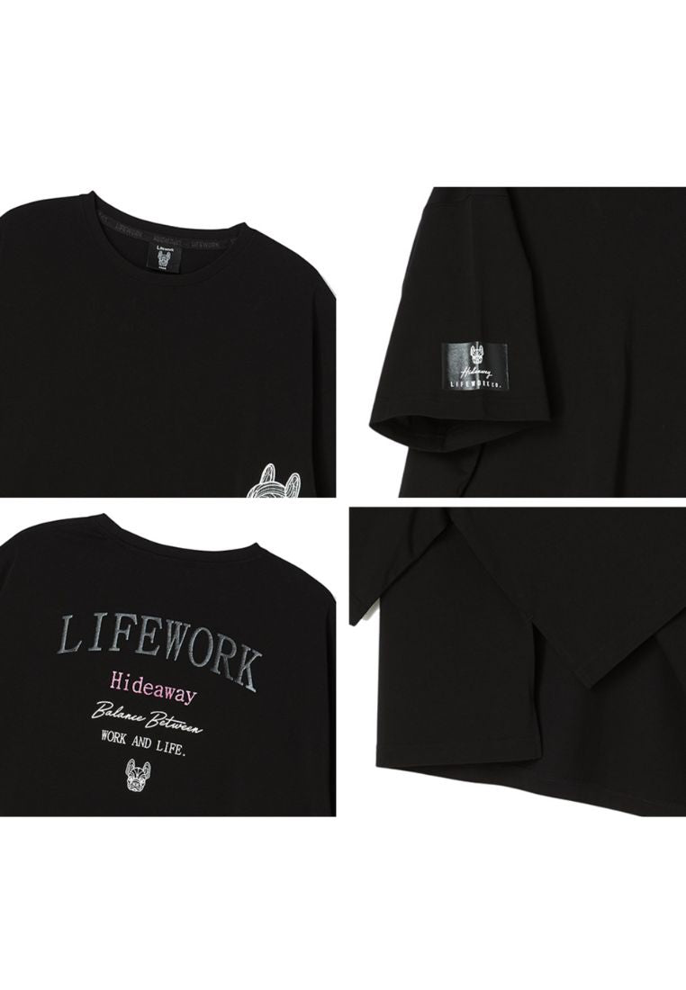 Unique Short Sleeve T-Shirt Black