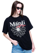 Unisex Tshirt FlowerMardi Halftime Show Black White