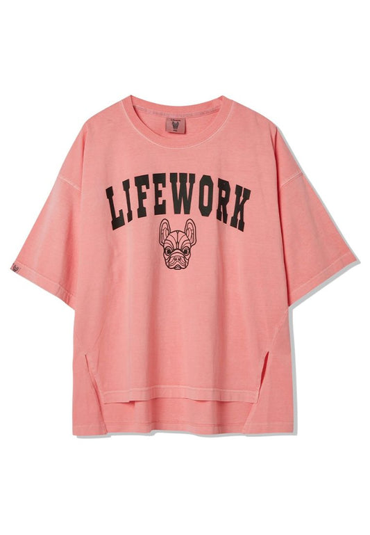 University Pigment T-Shirt Pink