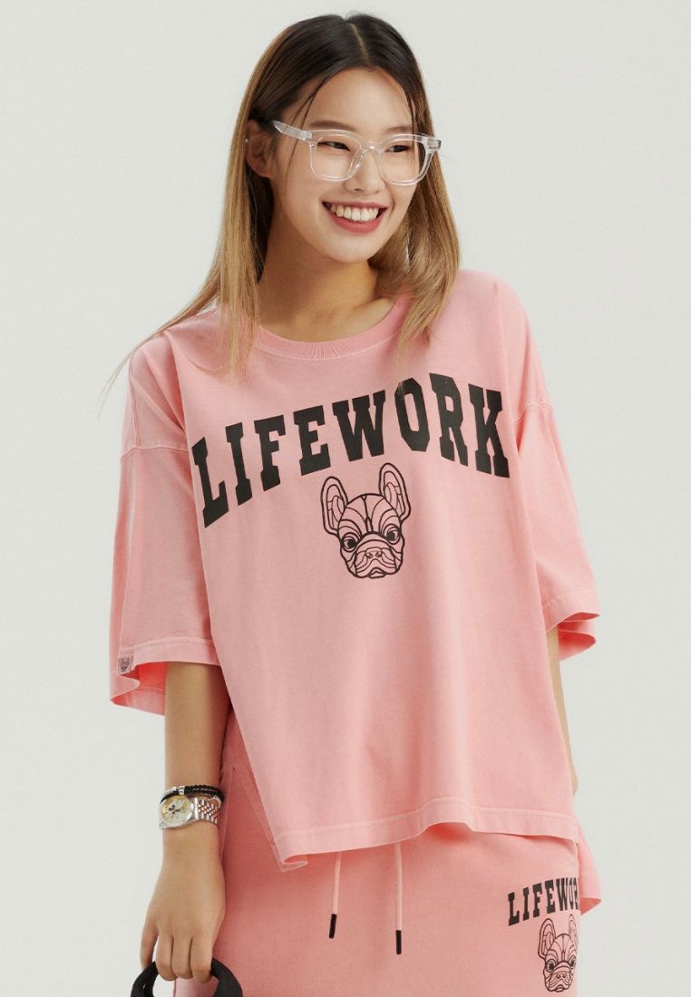 University Pigment T-Shirt Pink