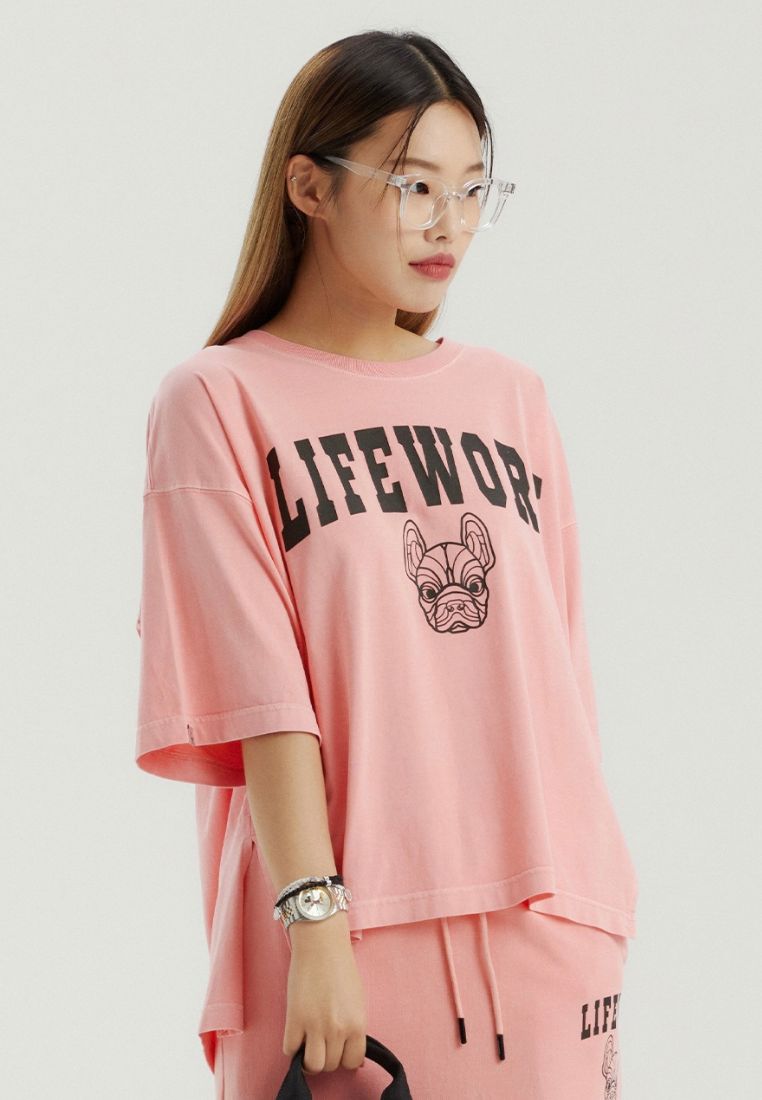 University Pigment T-Shirt Pink