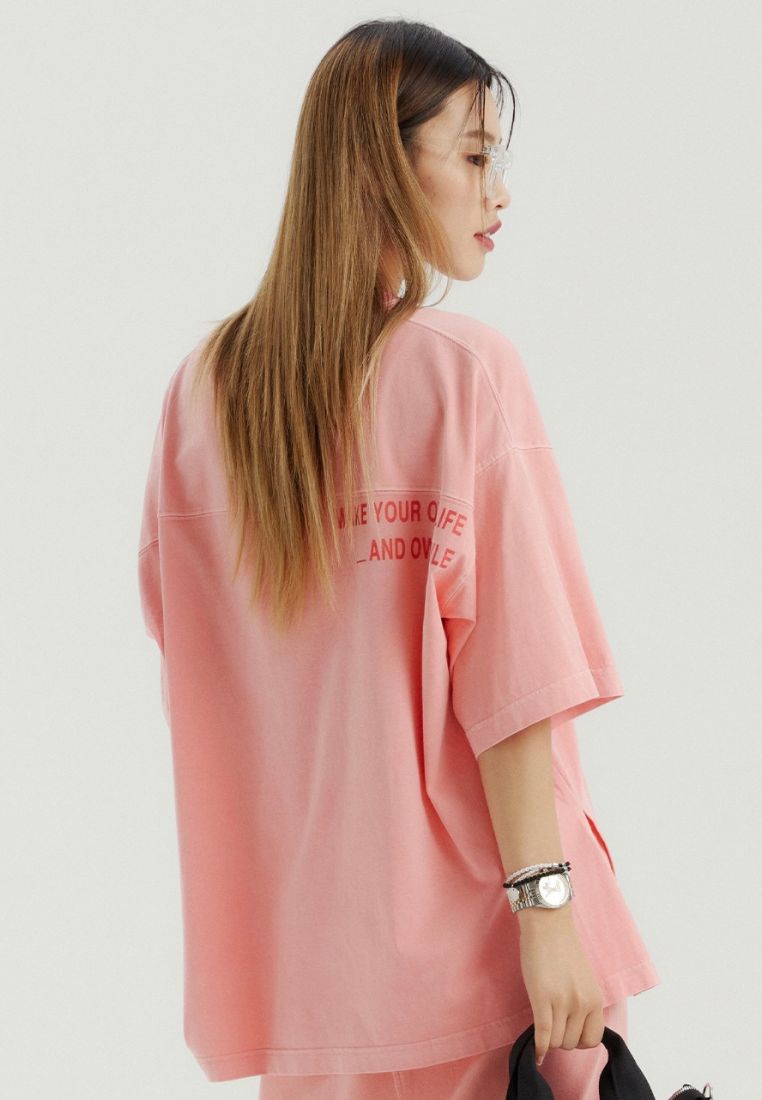 University Pigment T-Shirt Pink