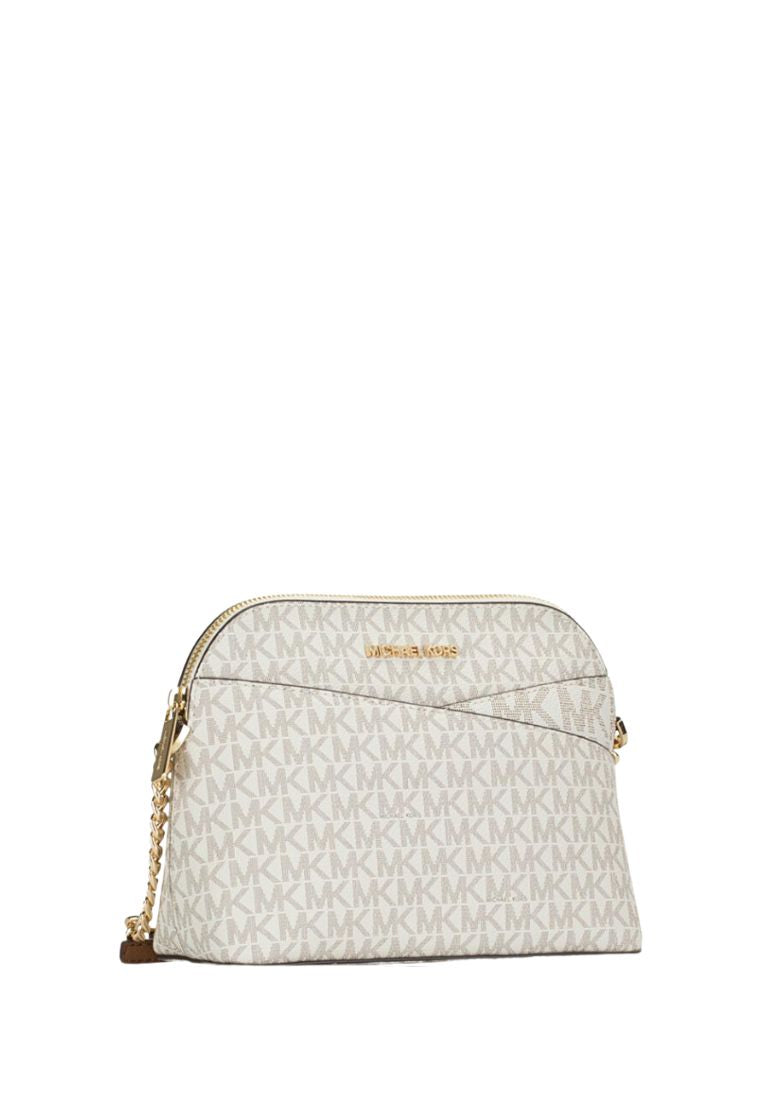Jet Set Travel Medium Dome Crossbody Bag Vanilla