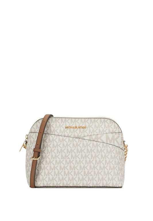 Jet Set Travel Medium Dome Crossbody Bag Vanilla