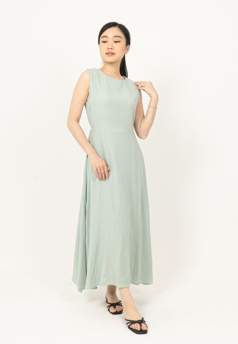 Simple Sleeveless Dress - Tosca