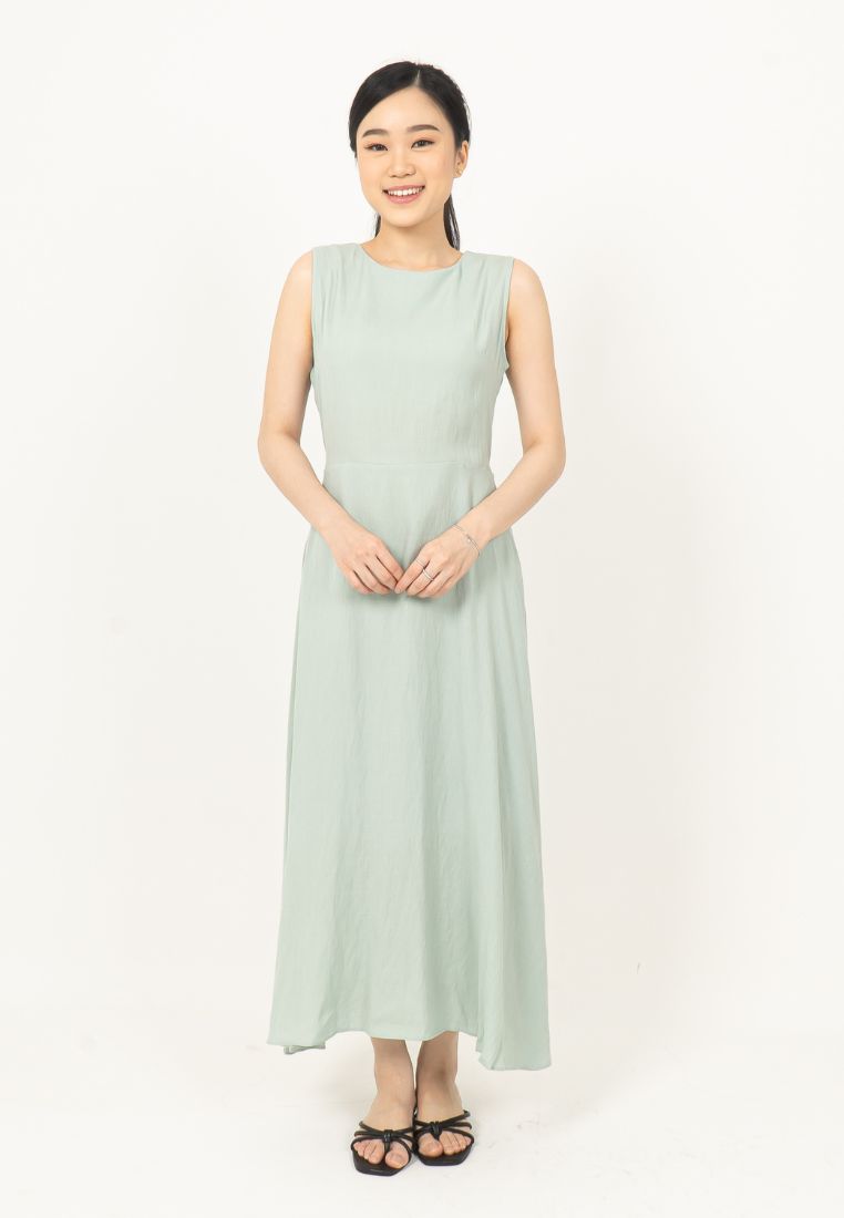 Simple Sleeveless Dress - Tosca