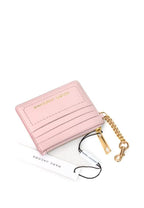 Card Case with Clip Peach Whip